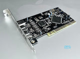 3 Port Firewire 800 & Firewire 400 (IEEE 1394b + 1394a) PCI Adapter Card