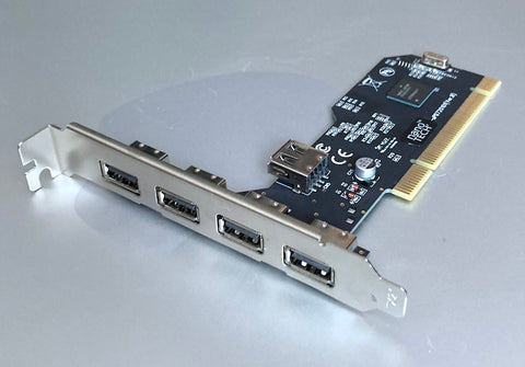 4 +1 Port USB 2.0 Hi-Speed PCI Adapter Card
