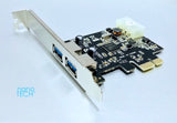 2 Port SuperSpeed USB 3.0 PCI-Express Adapter