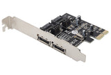 2 Port eSATA III PCI-Express Controller Adapter Card