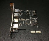 4 Port SuperSpeed USB 3.0 macOS Native PCI-Express Adapter
