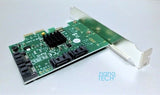 4 Port SATA III 6.0Gb PCIe x2 lane Controller Card Adapter