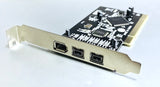 2 Port Firewire 800 +1 Port Firewire 400 (IEEE 1394b + 1394a) PCI Adapter Card
