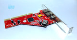 3+1 Port Firewire 400 (IEEE 1394a) PCI Adapter Card