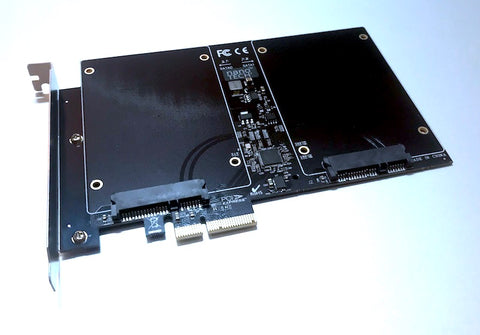Dual SATA 2.5-inch SSD/HDD RAID Controller Card Adapter
