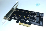 M.2 NGFF PCIe SSD M-Key + B-key x4 PCI-Express Adapter