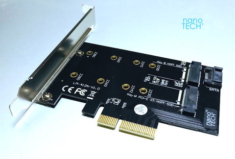 M.2 NGFF SSD M Key NVME PCIe 3.0 x4 Card Adapter