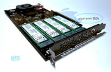Quad M.2 SSD RAID Controller PCIe 3.0 x16 Card AHCI/NVMe PLX8747 Chipset